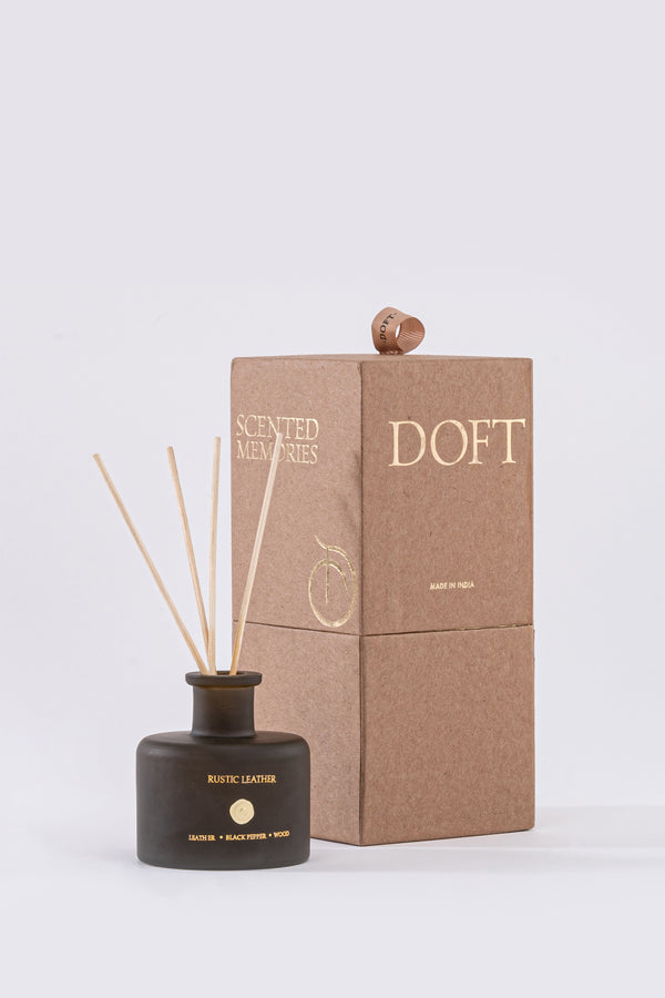 Rustic Leather | Natural Diffuser | Leather, Black Pepper, Wood