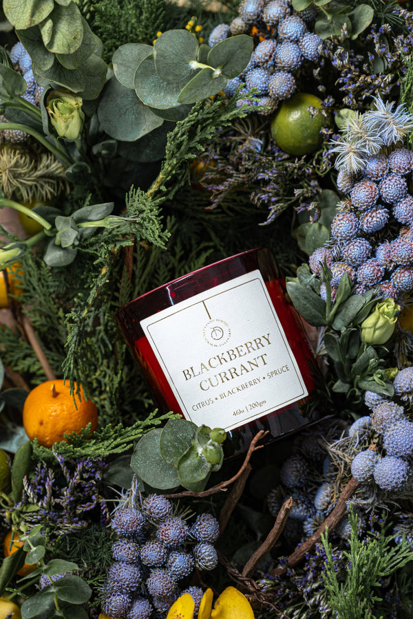 Blackberry Currant Jar Candle | Ruby | Scented Candle