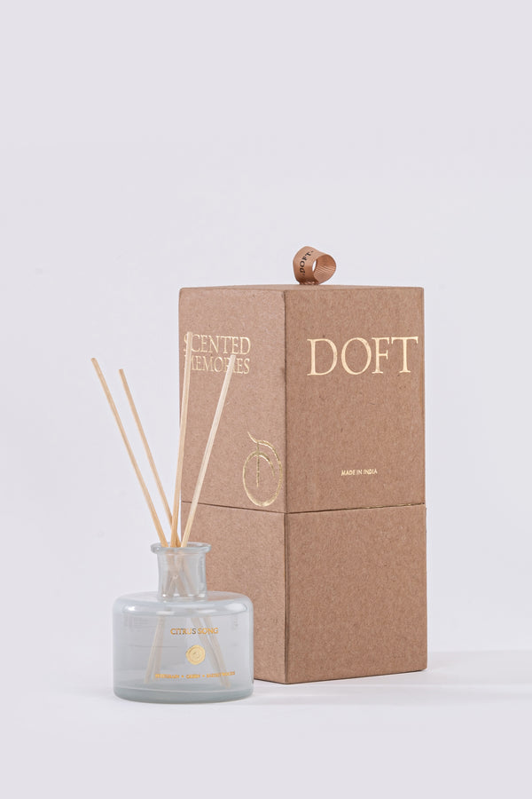 Citrus Song | Scented Natural Diffuser | Fresh Citrus, Neroli, Earthy Woods