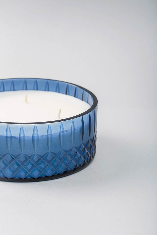 Royal Flat Bowl | Sapphire | Scented Candle